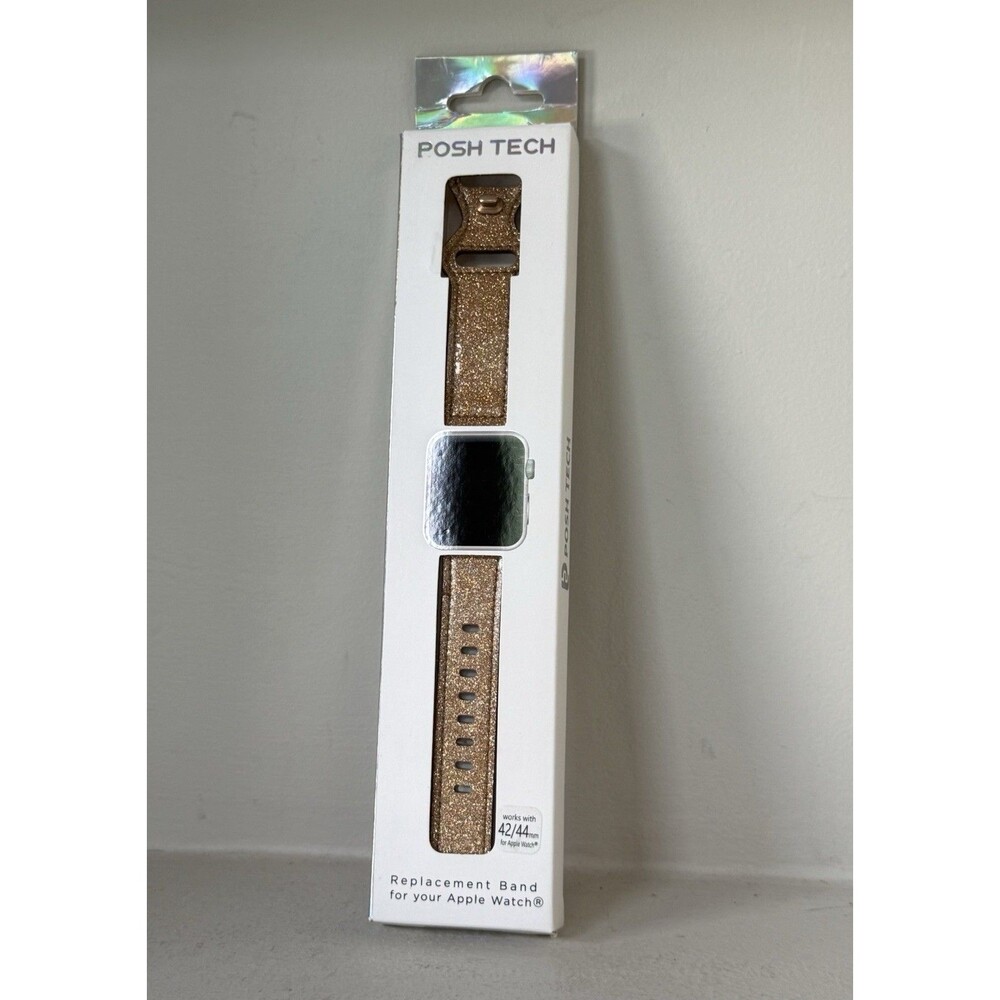 Posh Tech Rose Gold Glitter Replacement Band For Apple Watch 42/44 mm